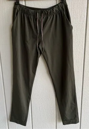 Lululemon‎ Olive Green Slim Fit Pants Small thumbnail 1
