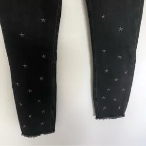 Abercrombie & Fitch Jeans High Rise Ankle Length Stars 28/6R thumbnail 2