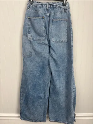 We The Free CRVY Outlaw Wide Leg Baggy Jeans Women Size Small thumbnail 5