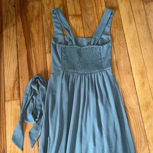 Show Me Your Mumu Claire Midi Dress- Silver Sage Crisp thumbnail 9