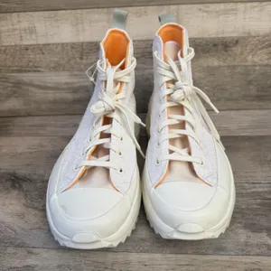 Converse Run Star Hike Hi Egret Peach Dream Platform Sneakers Size M9 W10.5 thumbnail 5