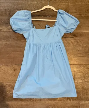 Blue mini dress thumbnail 1