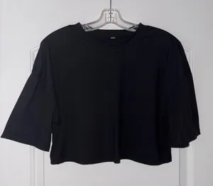 SheIn Loose Black Tee thumbnail 1