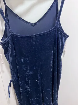 Like new American eagle Aerie velvet valor navy blue thumbnail 3