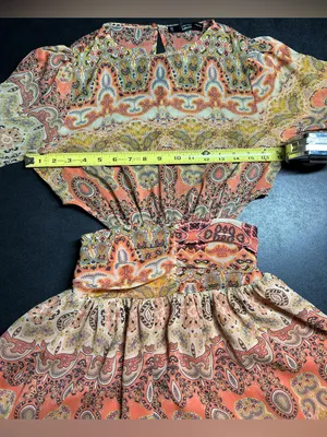MANGO Size 4 Oli Paisley Print Mini Dress thumbnail 5