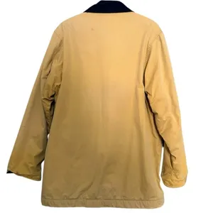 Les Deux Ancres Vintage Women’s L Tan Navy Blue Corduroy Gold Toggle Barn Jacket thumbnail 4