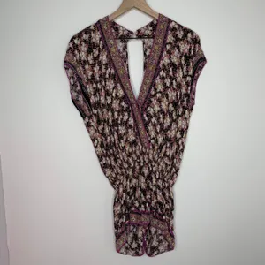Poupette St. Barth Women's Boho Pink Fressia Amora Romper Size Small thumbnail 2