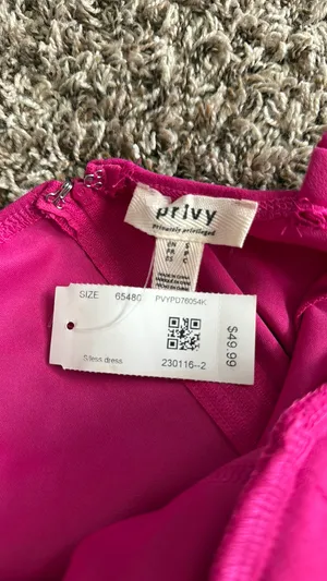 Privy Pink Mini Dress thumbnail 3