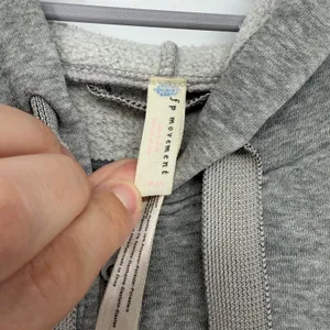 Free People Movement‎ Gray Half Zip Hoodie Sweatshirt Small Athleisure thumbnail 4