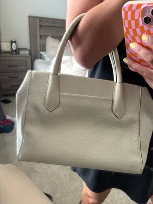 A New Day Beige Handbag Purse thumbnail 1