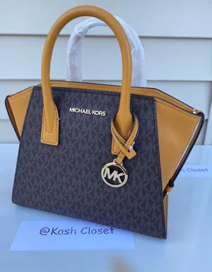Michael Kors SM Avril Top-Zip Satchel | Purse | Handbag - Marigold thumbnail 5