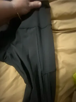Lululemon Black mesh Detail Leggings thumbnail 5