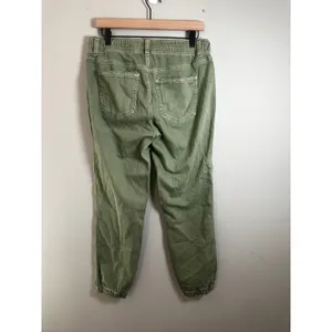 American‎ Eagle Women Olive Green Utility Jogger Pants Size 6 Regular Drawstring thumbnail 4