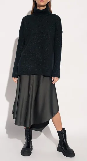 ALL SAINTS Sparkle Arta Wool Turtleneck Sweater‎ NWT Sz Small thumbnail 1