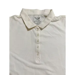 Faded Glory Womens Arctic‎ White Short Sleeve Polo Shirt XXL 20 XFGL14060SO thumbnail 2