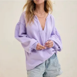 Aerie Easy Street Sweatshirt Light Purple Size XS NWT thumbnail 6