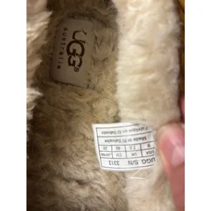 UGG Australia Ansley Moccasin leather sherpa slippers indoor outdoor shoes sz 9 thumbnail 9