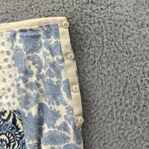 Vintage Liz Claiborne Patchwork Paisley Midi Skirt Boho Cottagecore Women's 12 thumbnail 4