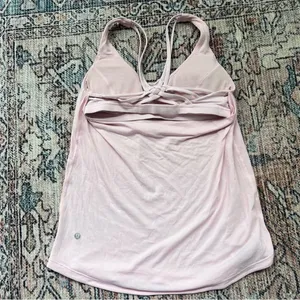 Lululemon Knot Your Typical Tank Medium Support A/B Cup Heathered Pink Pearl 6 thumbnail 12