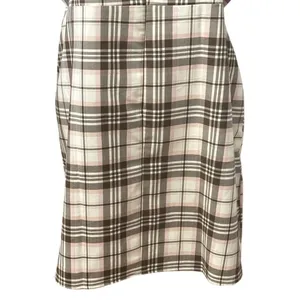 BP Brown Cream Tartan Plaid Mini Dress 1X Spaghetti Strap Sleeveless NWOT Preppy thumbnail 7