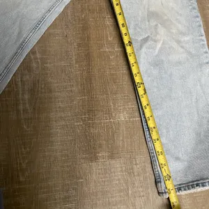 Abercrombie & Fitch Ankle Straight Ultra High Rise Jean Light Wash Distressed 32 thumbnail 10