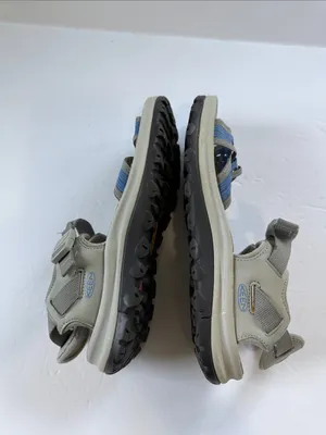 KEEN Kids Gray and Blue Sport Sandals thumbnail 6