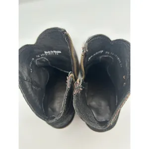 Liberty Black Brandy Western Booties 7.5 M Tapestry Geometric Snip Toe Fair Cond thumbnail 6