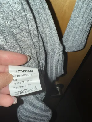 SheIn Gray Sweater Dress thumbnail 5