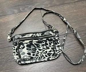 Victoria’s Secret Pink Animal Print Crossbody Bag Purse thumbnail 1