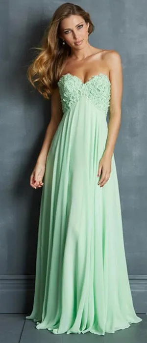 Mint Formal Gown Green Size 6 thumbnail 1