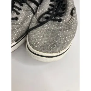 Vans Authentic Lo Pro Shoes Women 9 Grey Polka Dot Good Low Top Sneakers thumbnail 3