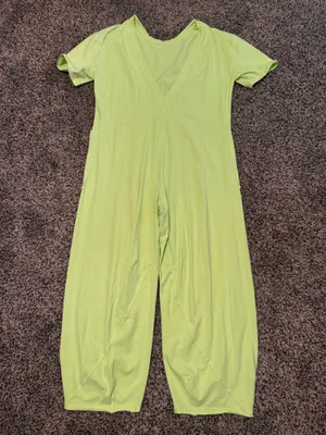 Free People Jumpsuit Wide-Leg Yellow/Green thumbnail 4