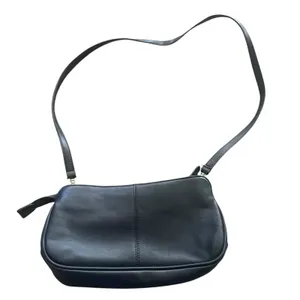 Giani Bernini Black‎ Leather Casual Classic Small Crossbody Shoulder Purse thumbnail 1