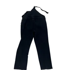 Universal Standard Women's Black Denim Overalls Size M thumbnail 3