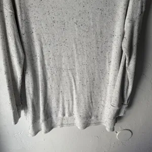 American‎ Eagle Speckled V-Neck Long Sleeve Cozy Knit Sweater Top Women's L thumbnail 3
