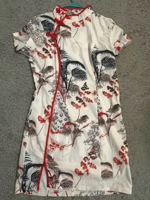 Oriental dress White Size M thumbnail 1