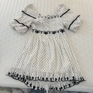 ASOS Y.A.S Puff Sleeve Embroidered Mini Dress thumbnail 1