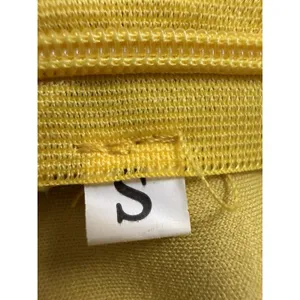 Women’s Yellow Gold Flapper Fringe Gypsy Mini Dress Low Back Party Dance Size S thumbnail 10
