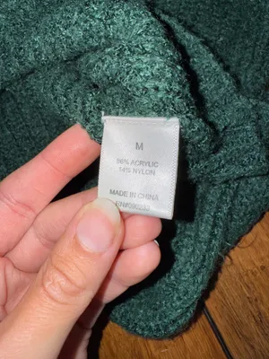 PacSun Green Cropped Sweater thumbnail 4