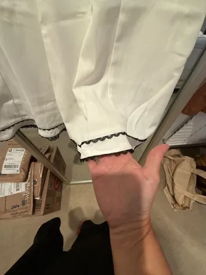 Beginning Boutique Scott White Mini Dress with Scallop Trim thumbnail 3