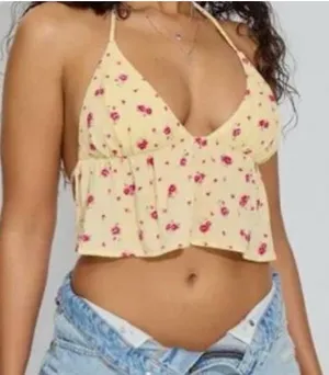 Garage Halter Tank Top Cropped thumbnail 1