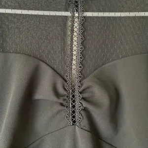 Lulu’s size small goth Victorian neckline‎ sheer mini dress thumbnail 7