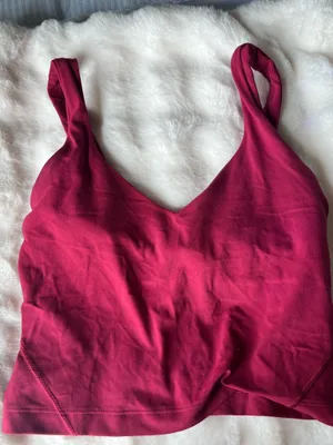 Lululemon Align Tank Top Maroon thumbnail 1