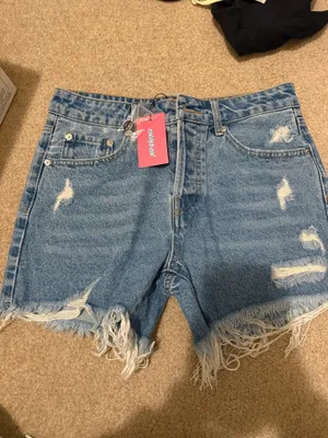 Edikted Jean Shorts Blue thumbnail 2