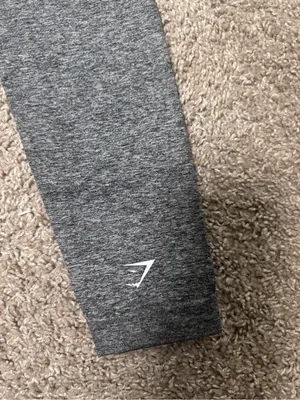 Gymshark Black and Gray Ombre High-Waist Leggings thumbnail 5