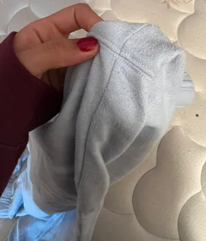 Hollister Light Blue Sweatpants With Print thumbnail 5