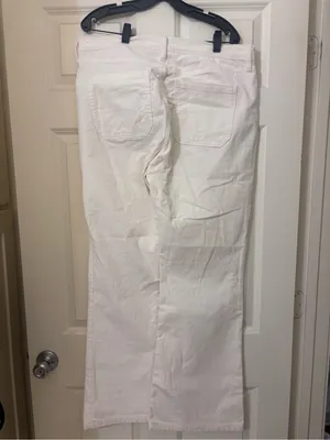 GAP White Wide-Leg Jeans thumbnail 3