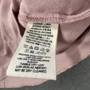 Free People City Light Cowl Neck Open Back Tank Top Size Small Blush Flowy thumbnail 5