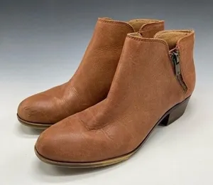 Lucky‎ Brand 8.5 LP-Burklee Brown Booties Leather 39 thumbnail 1
