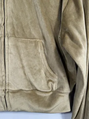 SKIMS Velour Zip-Up Hoodie‎ Size Large Soft Plush Lounge Y2K Athleisure thumbnail 6